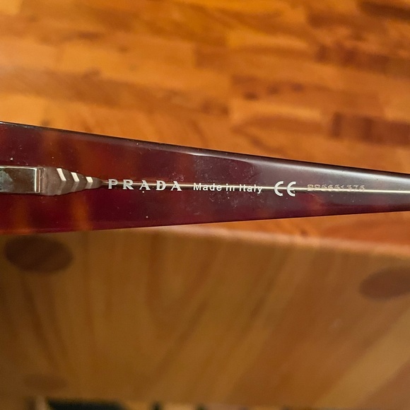 Prada women’s tortoise shell eyeglass frames. VPR10F. Italy. For frames only! - Picture 7 of 7